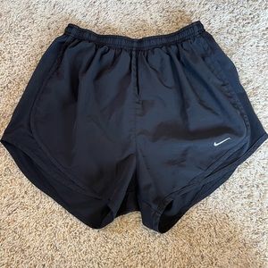 All Black Nike Tempo Shorts